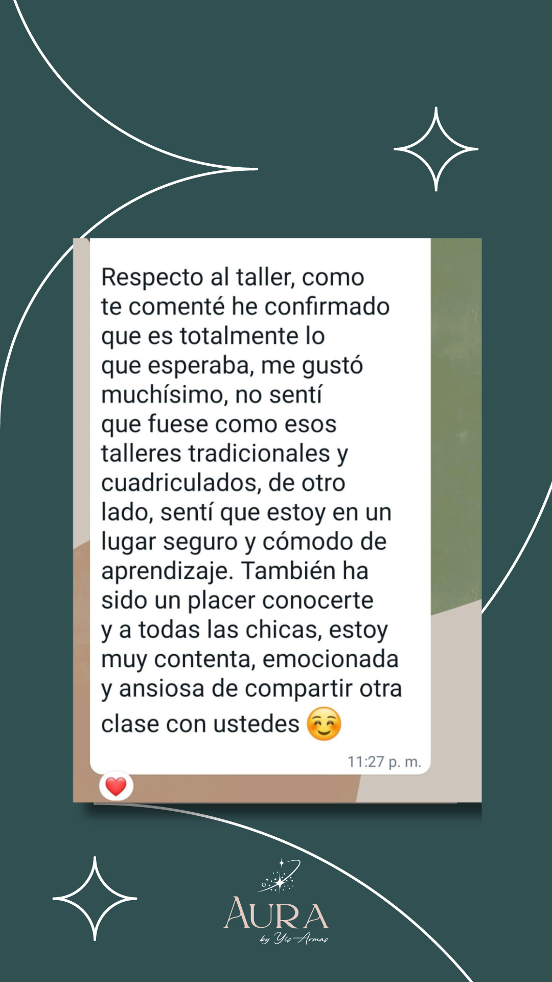 Testimonio WhatsApp 3